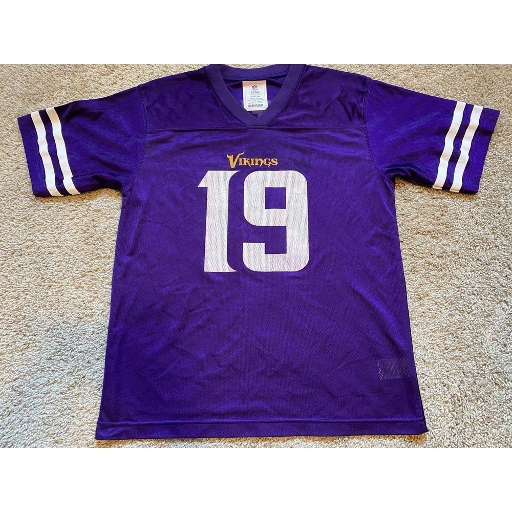 NFL Team 19 Thielen Shirt Youth 14-16 Vikings Minnesota Football Jersey XL s58